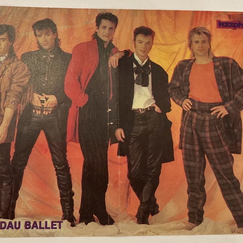 Michael J Fox - Spandau Ballet Insert Poster from magazine Katerina In good condition Price 4 Euros