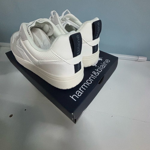 Harmont and Blaine sneakers new, white and gray, sizes 44-45