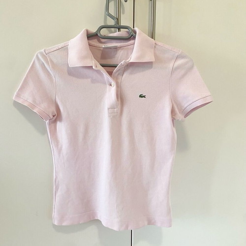 Lacoste polo woman size 36 pink like new