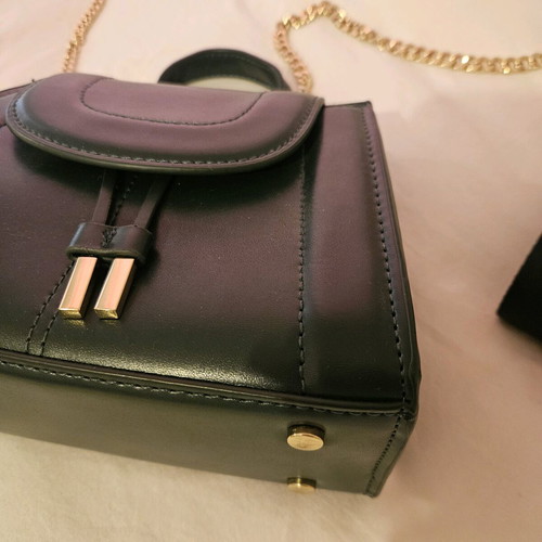 Zara green shoulder and crossbody bag new with gold chain