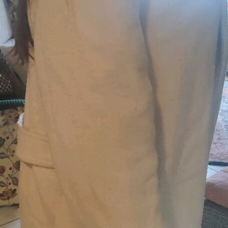 Stradivarius coat used, beige, size M