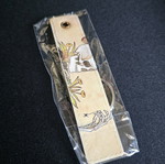 Skeleton keychain new, leather