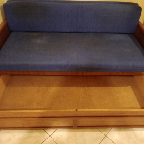 Storage sofa bed used with storage space and bed function