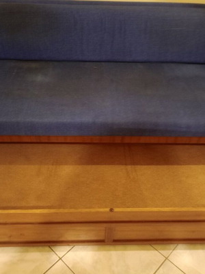 Storage sofa bed used with storage space and bed function