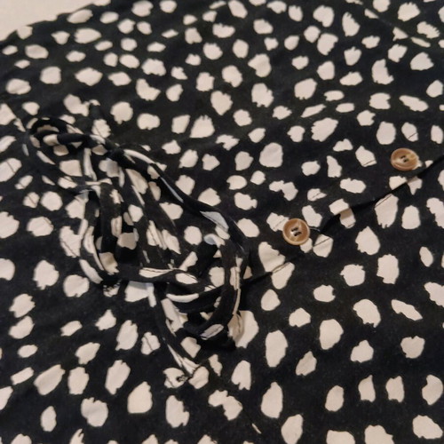 Shein dress size S like new, black and white with buttons