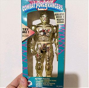 Vintage 1995 Combat Force Rangers Power Rangers Knock Off 7.5" Action Figure