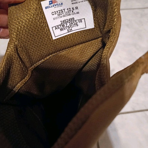 Belleville C312ST 12.5R boots like new, brown suede and Cordura