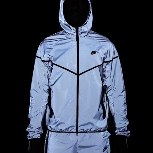 Nike Tech Fleece ανακλαστικού σχεδίου μέγεθος L σαν καινούργιο, γκρι