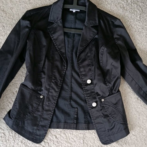 Toi&Moi satin jacket like new, black, sizes XS S