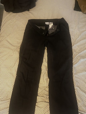 Columbia black outdoor cargo pants, men's size 32/34