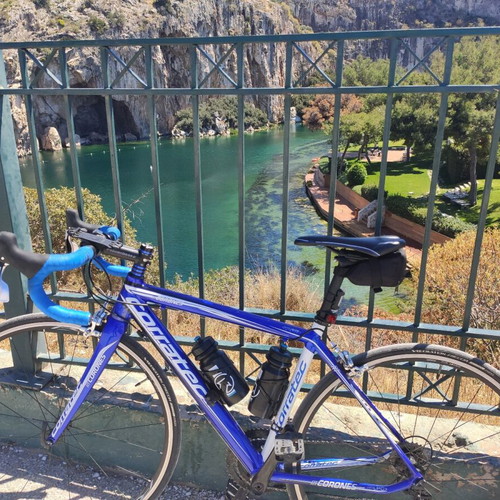 Ποδήλατο κούρσας μεταχειρισμένο, μπλε, με ταχύτητες centos 2x11