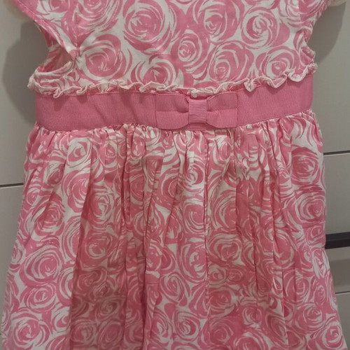 Children's pink dress Mothercare 12-18 months 86cm like new