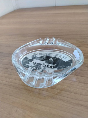 Ashtray with 6 opposite seats like new, Simca collectible 1960