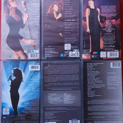 Mariah Carey The Complete VHS Collection VHS tapes like new