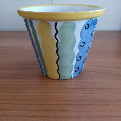 Ceramic flowerpot like new made in West Germany Glaser Keramik