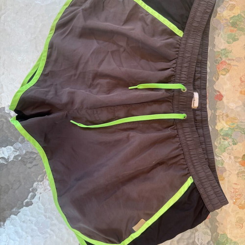 Men's very short swim shorts like new, gray, size L