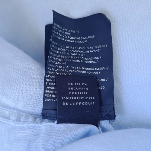 Vilebrequin men's shirt 100% linen size M, blue