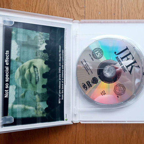 JFK DVD μεταχειρισμένο, 2 δίσκοι, Oliver Stone, χωρίς ελληνικούς υπότιτλους