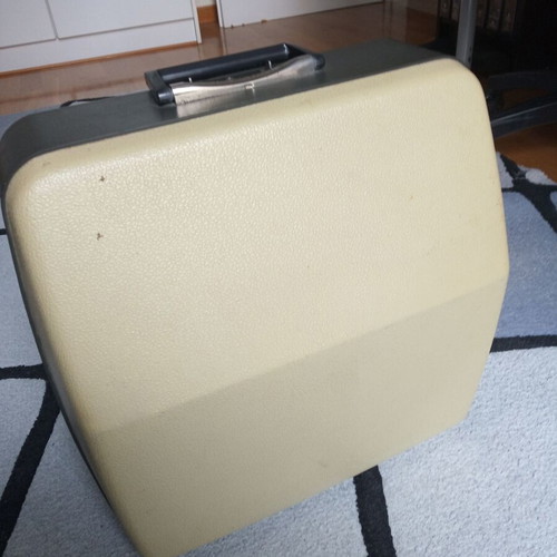 Triumph Gabriele typewriter used with carrying case