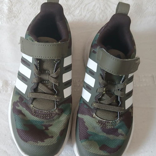 Adidas multicolor athletic shoes size 30 like new