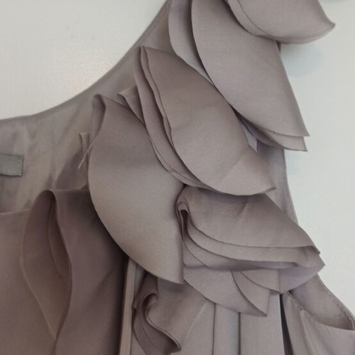 Gray H&M dress like new with shoulder design
