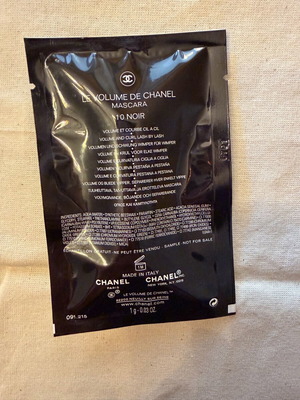 Chanel mascara black new sample