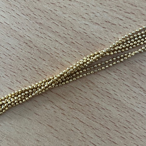 Gold-Tone Stainless Steel Multi-Strand Bracelet like new