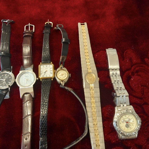 Pack of 10 Vintage & Classic Watches for Parts or Repair, Men & Women