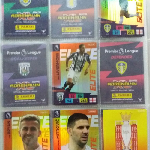 Premier League 2020-2021 Adrenalyn XL album with 425/468 cards like new