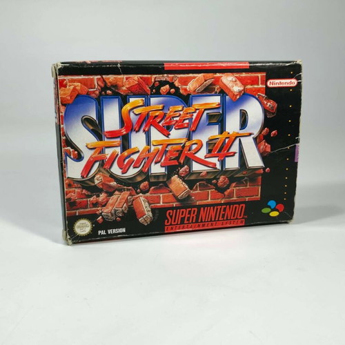 Street Fighter II Super Nintendo SNES PAL μεταχειρισμένο με ελληνικό εγχειρίδιο