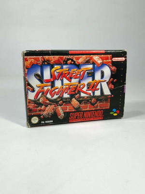 Street Fighter II Super Nintendo SNES PAL μεταχειρισμένο με ελληνικό εγχειρίδιο