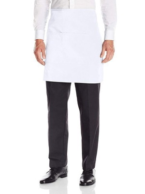 Waist aprons new, unisex, white, pack of 4