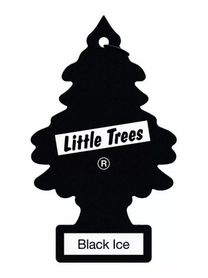 Αρωματικό αυτοκινήτου και χώρου Little Trees Black Ice καινούργιο
