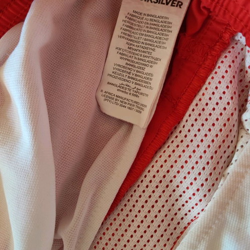 Quiksilver men's swimwear like new, red, size M