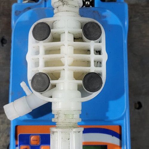 Dosing pump used, set of 2 for pool water treatment and pH control