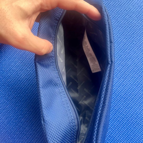 Carpisa men's toiletry bag blue, new
