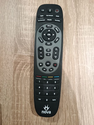 Nova TV remote control, like new, functional