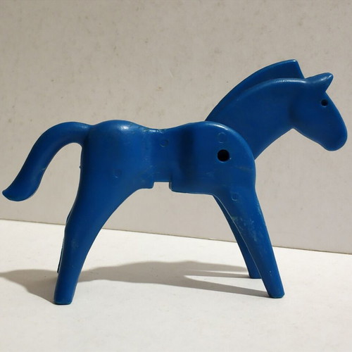 Playmobil Lyra blue horse used with slight discoloration