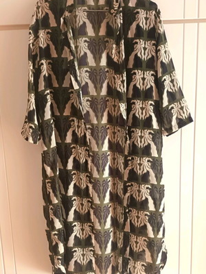 Beach shirt dress like new, green, see-through, Emma Swimwear