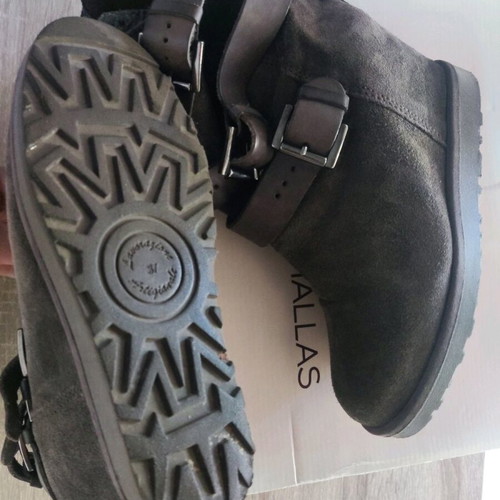 Tsakiris Mallas ankle boots like new, gray, size 37