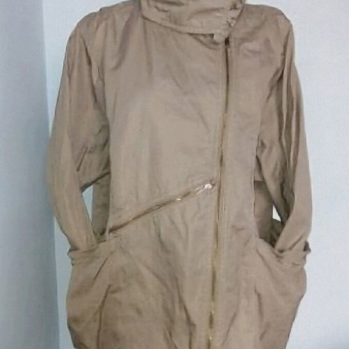 Γυναικείο παρκά H&M, unisex, χρώμα φιστικί