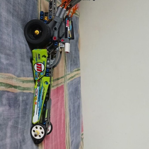 Lego Technic 42103 wind-up dragster car like new