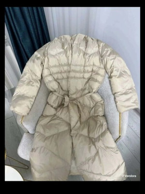 Coat beige, like new, warm and lightweight, small fits medium