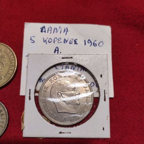 Foreign coins used, lot of 20 pieces