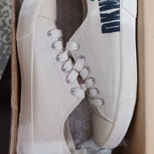 DKNY athletic shoes used, beige, size 36