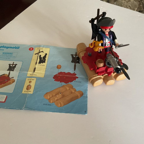 Playmobil pirate with designs like new