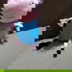 Λούτρινο παιχνίδι Τζώρτζ Peppa Pig σε άριστη κατάσταση με βεντούζακι