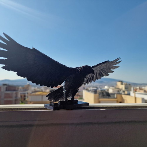 Eagle 3D PETG bird repellent and decorative for balcony