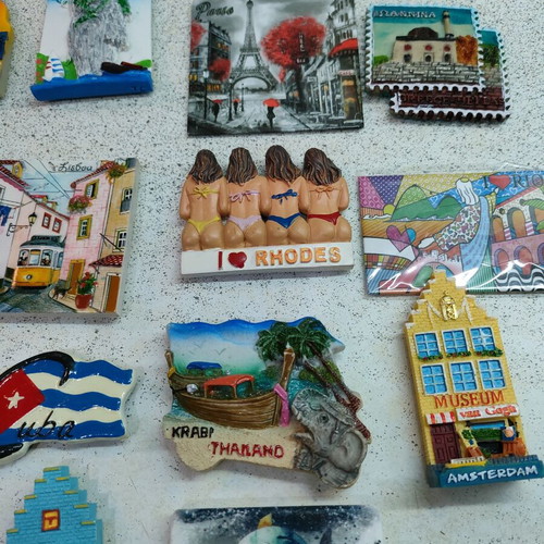 Set of 31 fridge magnets