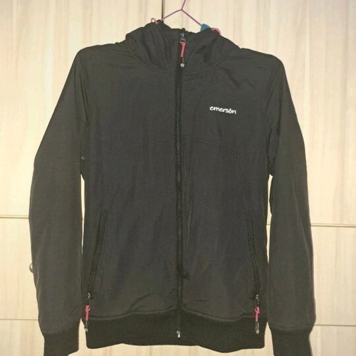 Emerson unisex jacket size S like new, black-blue